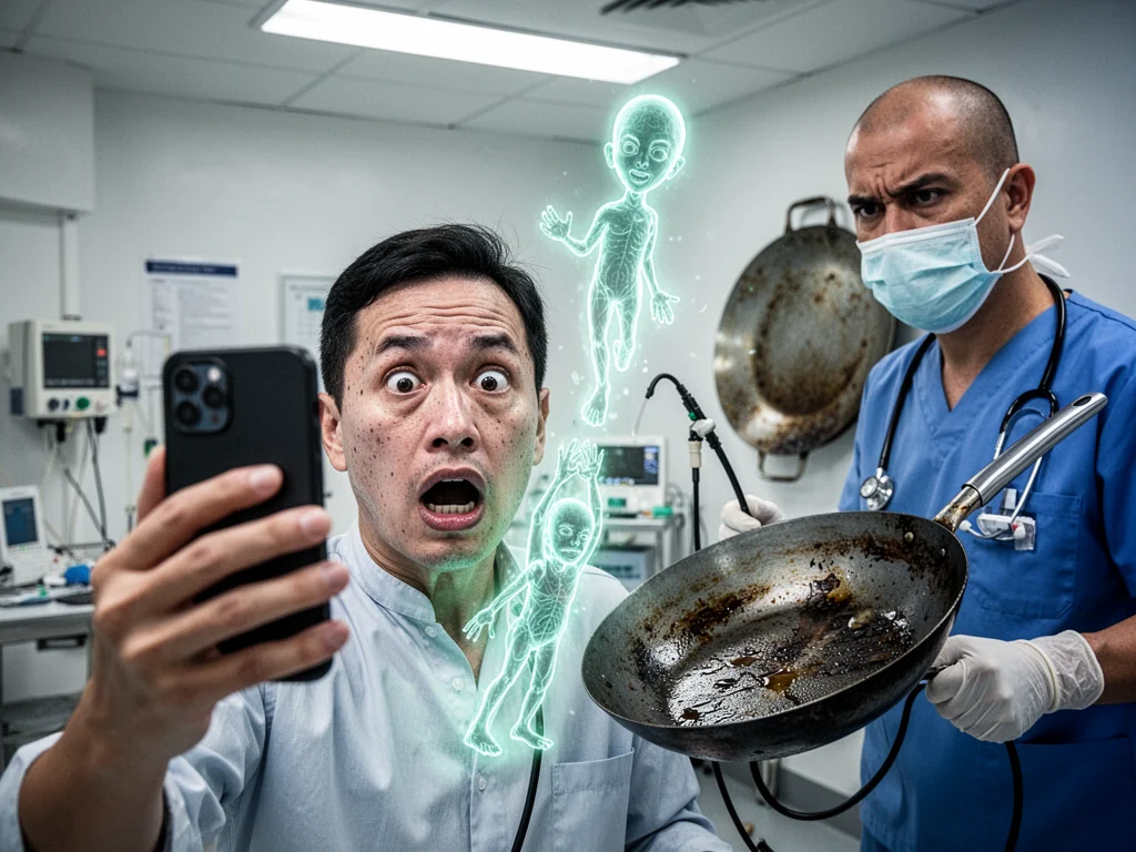 Eighteen Chefs Demands Staff Take Selfie During Live Colonoscopy