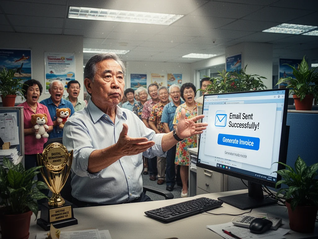 Sinkie IT Guy Thinks Automating Emails Is A Fucking Digital Renaissance
