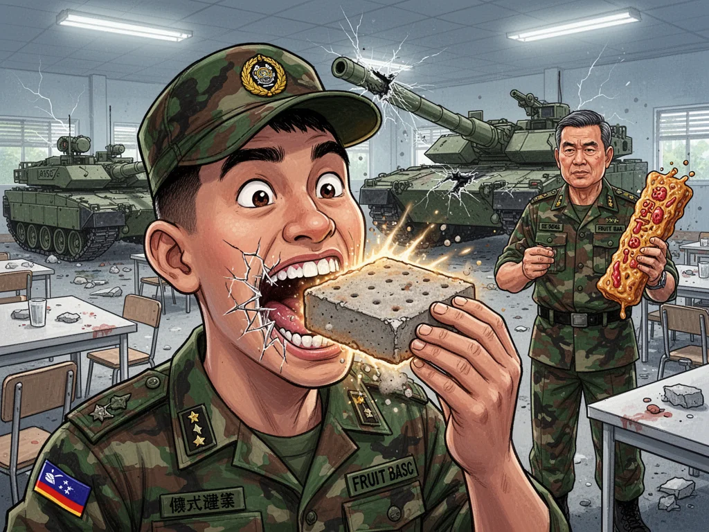 SAF Hard Biscuits Reclassified As Lethal Kinetic Weaponry Following Teeth Massacres
