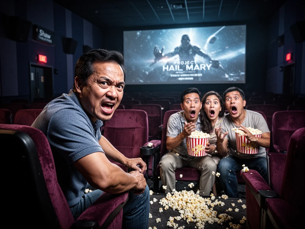 Local Hero Hailed For Telling Chatty Cinema Couple To STFU