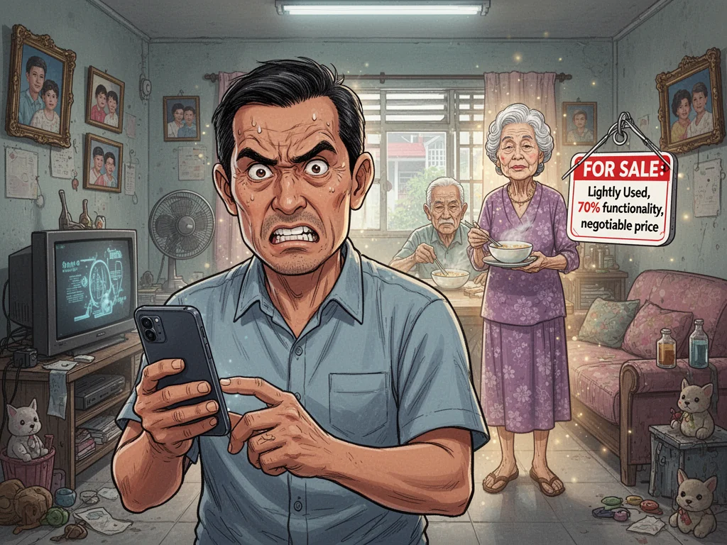 Singaporean Man Lists Depreciating Elderly Parents On Carousell For Tuition
