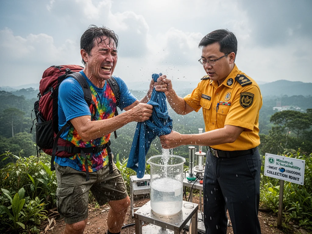 Government To Harvest Salt From 5,000 Sweaty Uniqlo T-Shirts