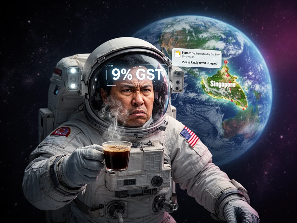 NASA Astronauts Travel 400,000km, Still Can’t Siam 9% GST.