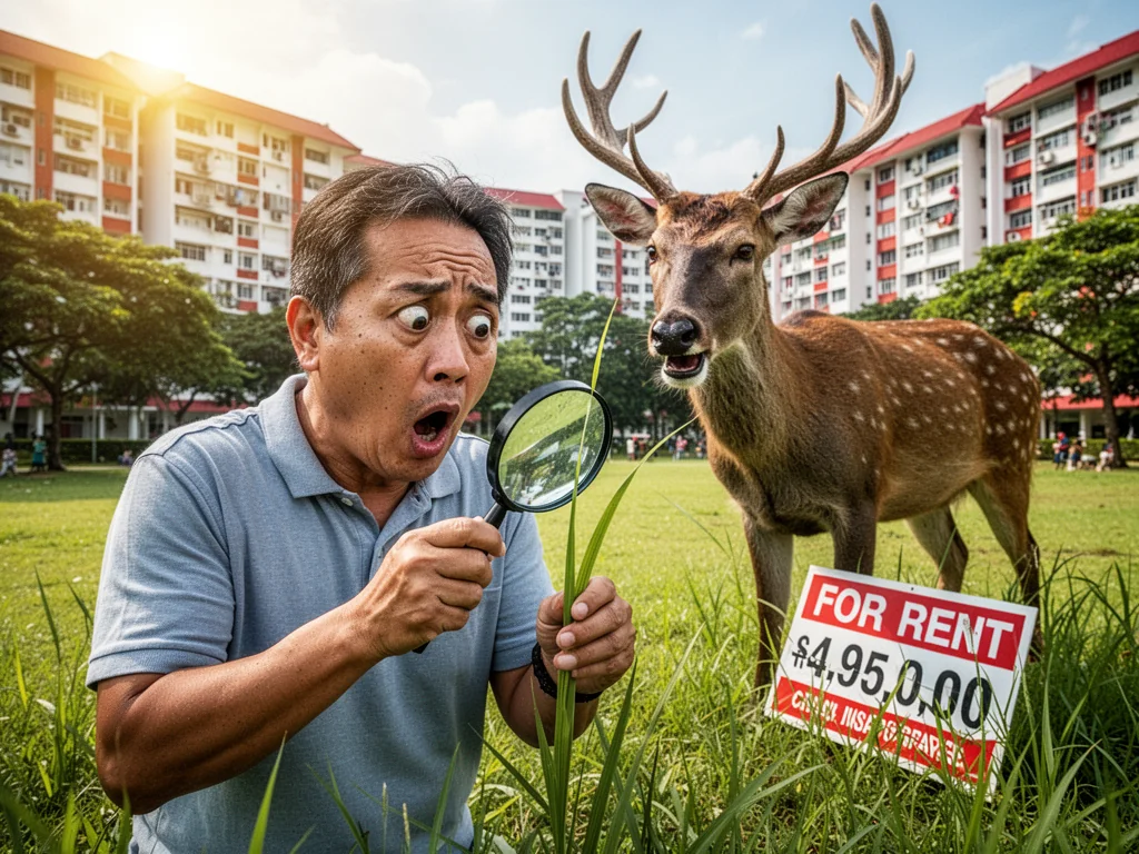 Hungry Woodlands Deer Realizes Even Grass Is Fucking Expensive Now