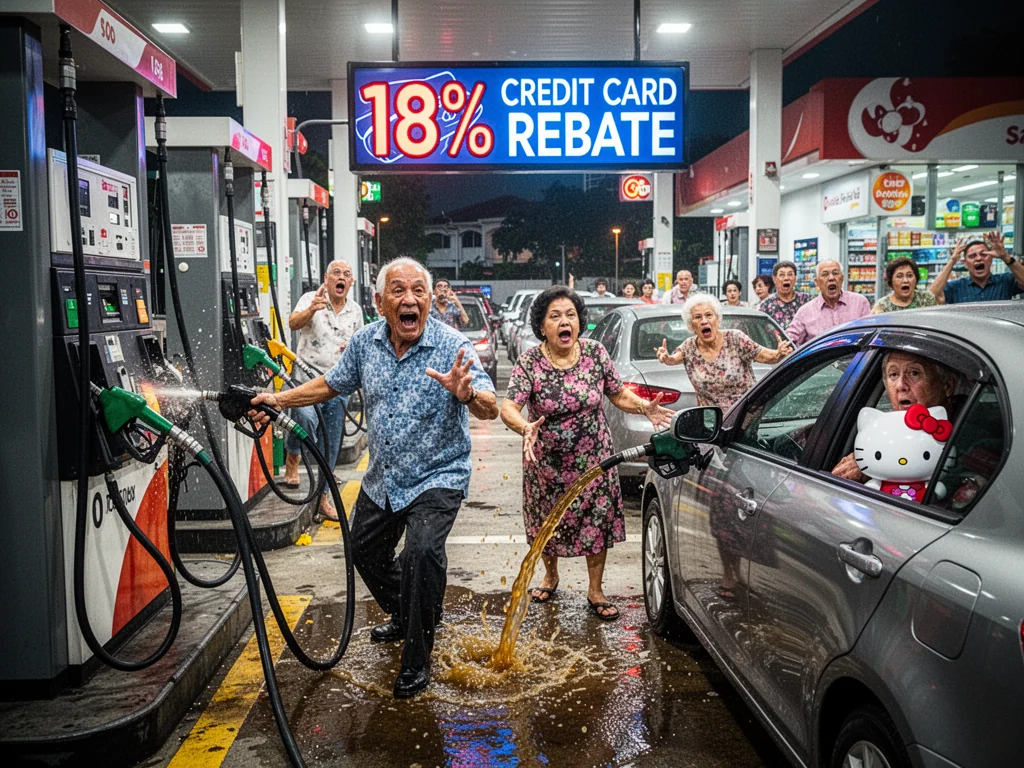 Sinkies Rush To Pump Petrol Before Trump Resumes Nuking Iran
