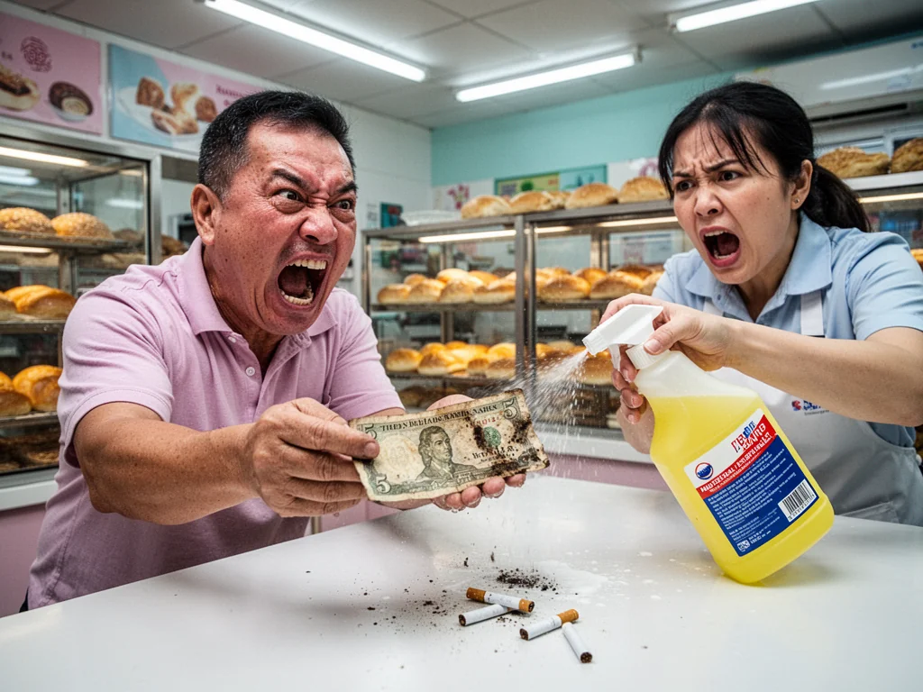 Bakery Refuses To Touch Man’s Bacteria-Ridden, Sweat-Soaked Cash