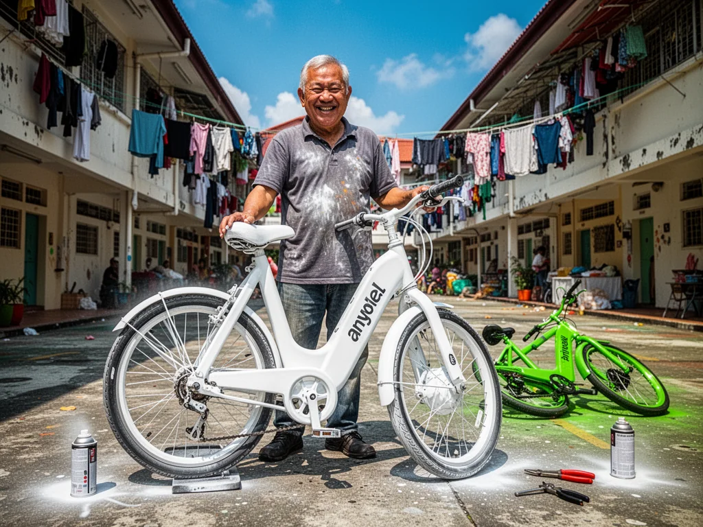 Ubi Resident Paints Anywheel White To Feel Less Like Loser