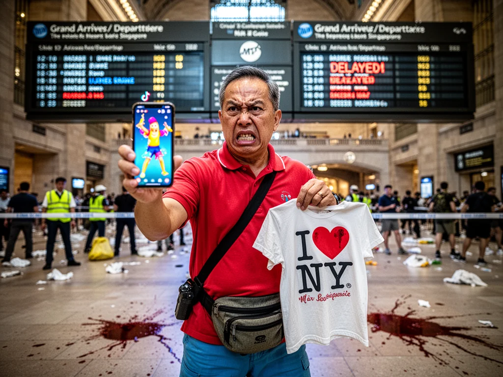 Singaporean Tourist In NYC Frustrated Machete Attack Caused 5-Minute Train Delay