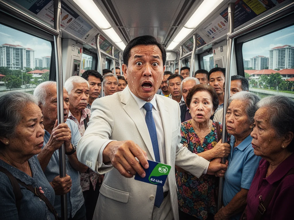 DPM Gan Kim Yong Enjoys Heartwarming 10-Minute Safari Through Punggol LRT