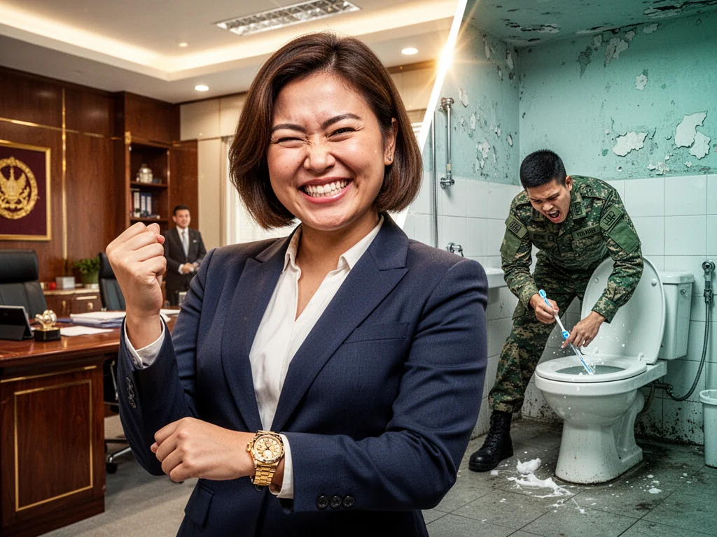 Local Woman Becomes CEO While Boyfriend Still Scrubbing Tekong Toilets