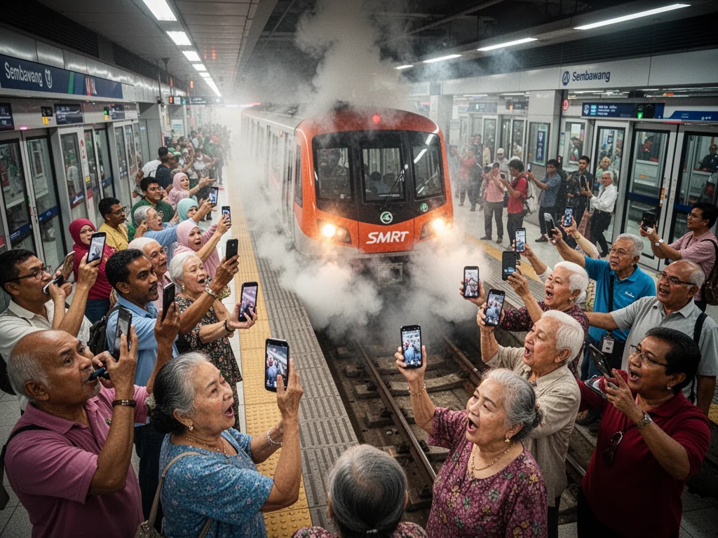 SMRT Passengers Risk Death To Ensure Smoking Train TikTok Hits FYP