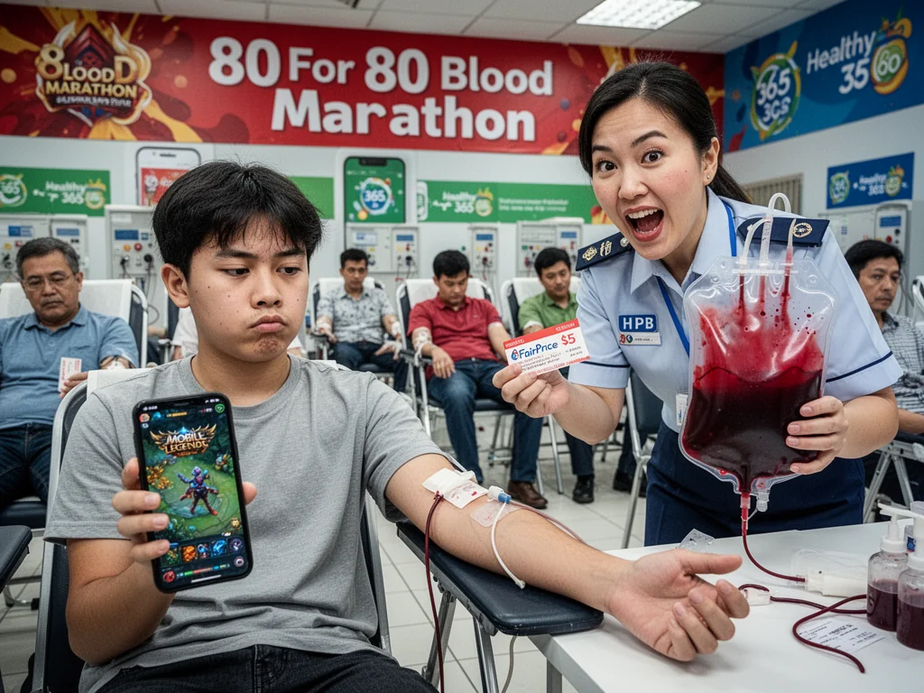 HPB Offers One FairPrice Voucher In Exchange For Your Lifeblood