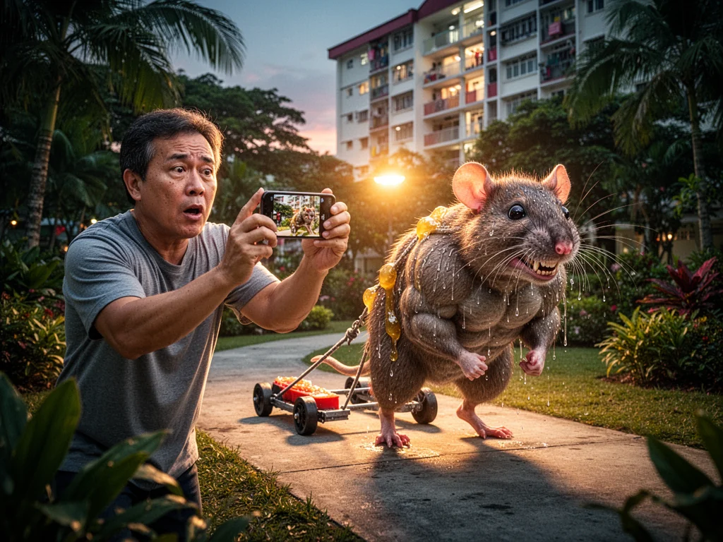 Rat Dragging Glue Traps Shows More Hustle Than Average Sinkie
