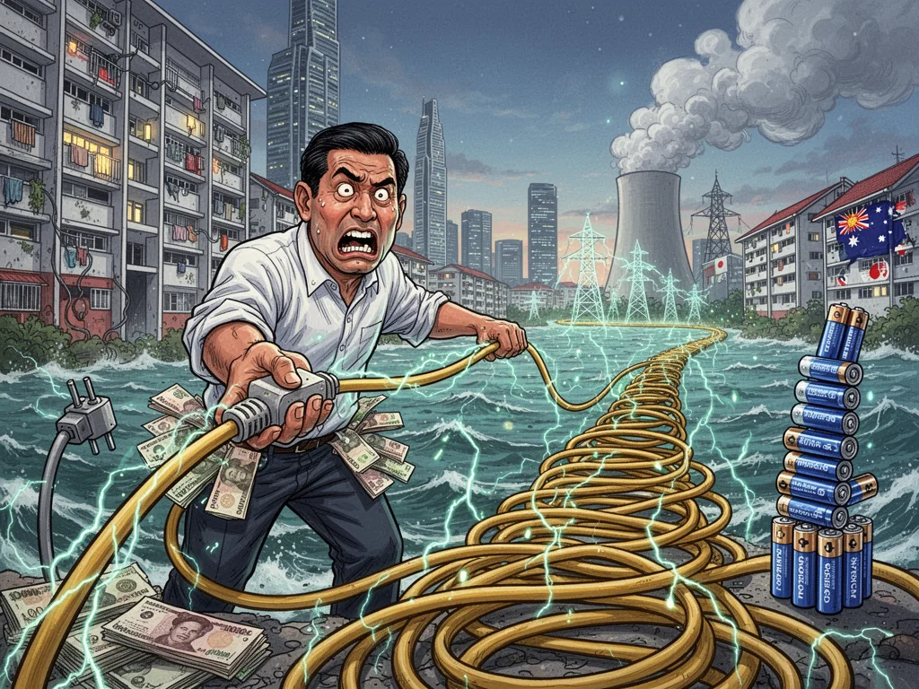 PM Wong Rebrands Desperate Begging For Electricity As 