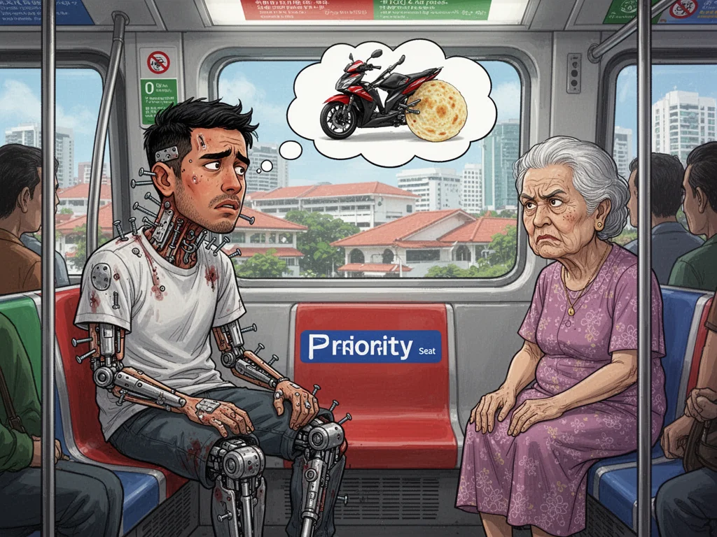 Biker Prefers Getting Crushed Over Explaining Invisible Injuries To Aunties