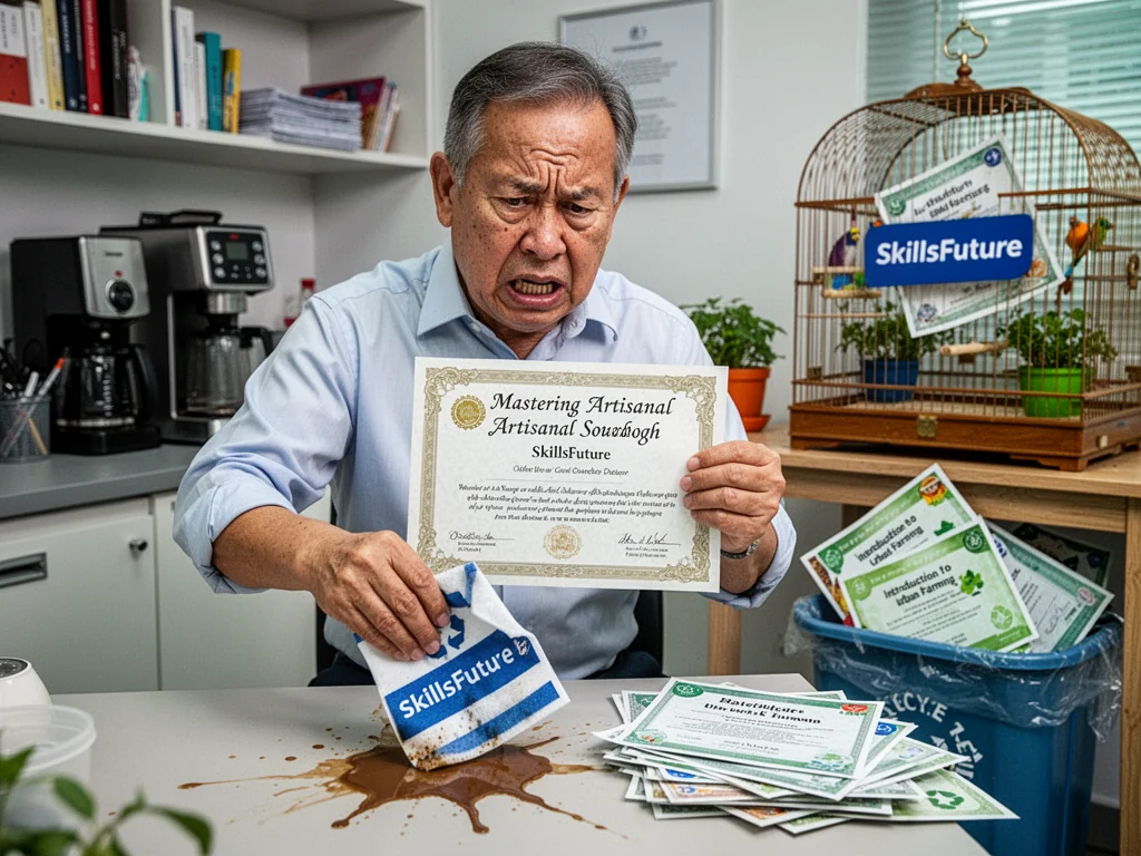 SME Boss Admits SkillsFuture Certificate Makes Excellent Toilet Paper