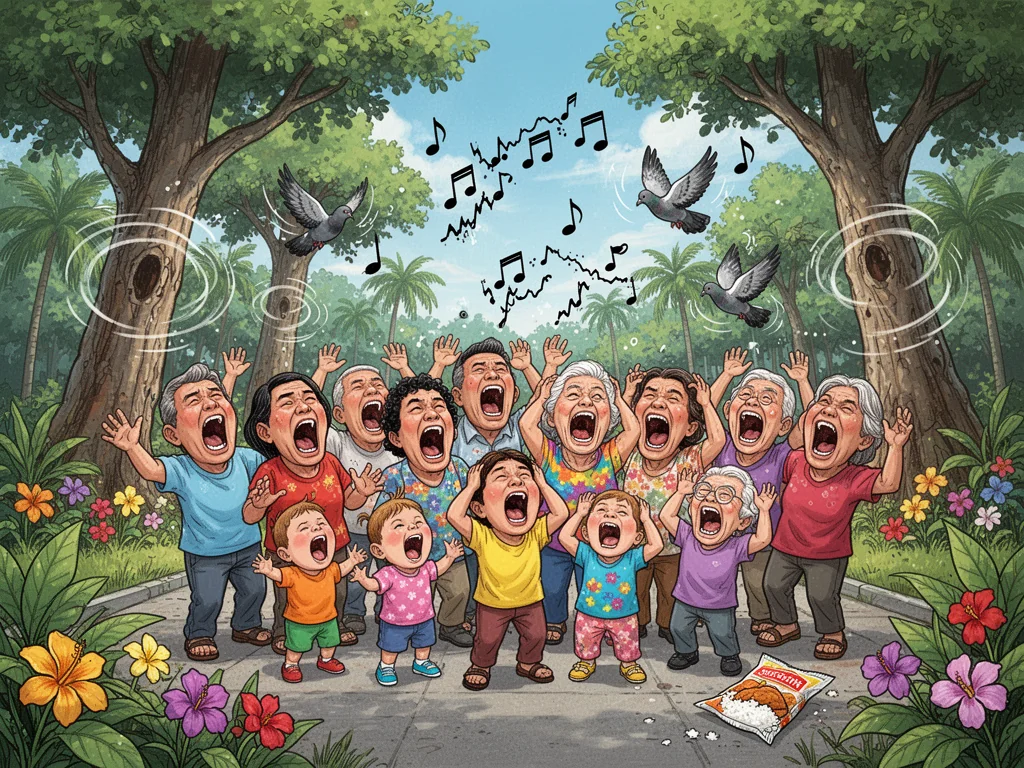 400 Tone-Deaf Adults Forced To Screech At Trees For Community
