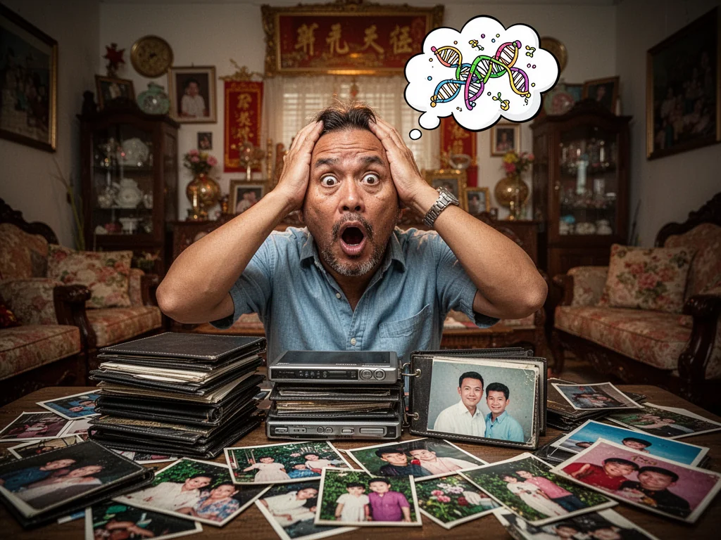 Local Man Realizes Family Photos Are Just Forty Years Of Fan-Fiction