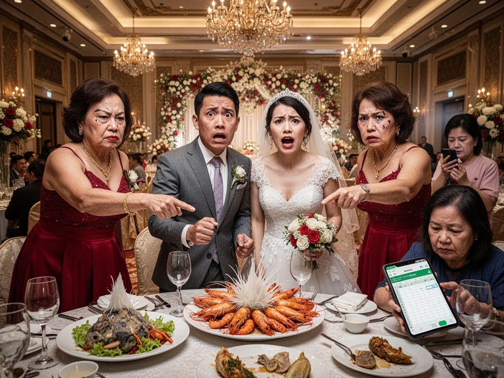 Singapore Couple Declares National Debt After Five-Star Wedding Banquet