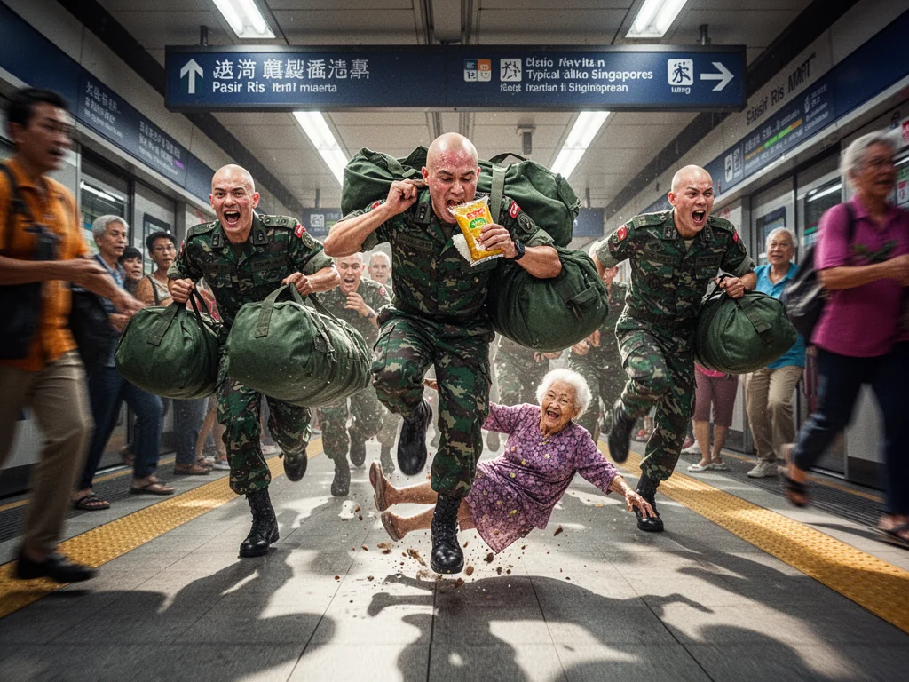 SAF Declares Friday ‘Zombie Apocalypse’ as 50,000 Sex-Deprived Recruits Breach Gates