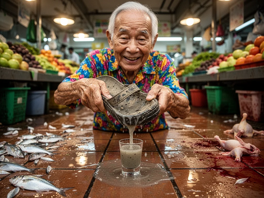 Wet Market Floor Juice Rebranded As Luxury Anti-Aging Serum