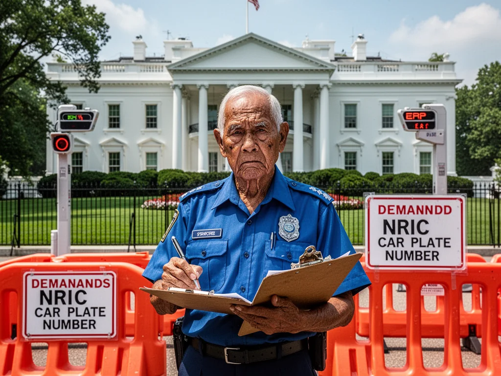 Trump Hires Singaporean Condo Security Uncle To Stare Down Potential Assassins