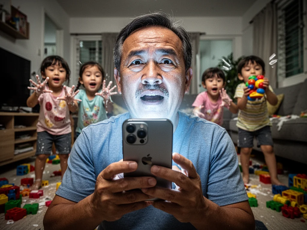Local Dad Admits iPhone Notifications More Rewarding Than Biological Children