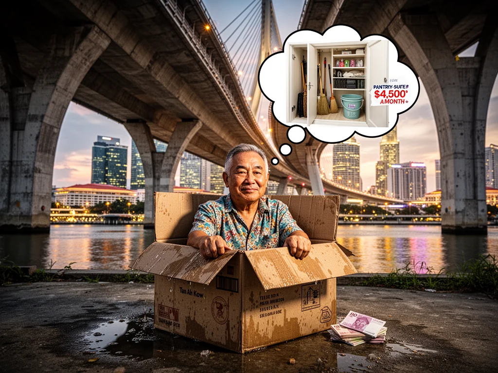 Sinkie Landlord Lives Under Bridge To Rent Out 10sqft Pantry
