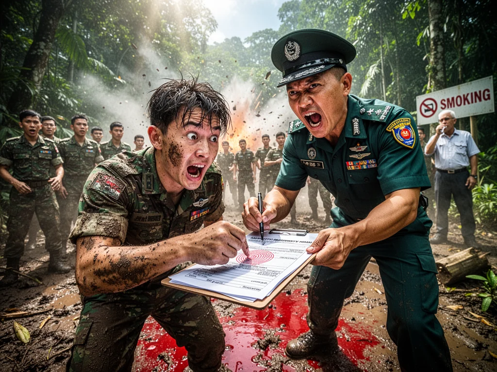 MINDEF Demands Dying Recruit Complete Form 71 Before Losing Fucking Consciousness