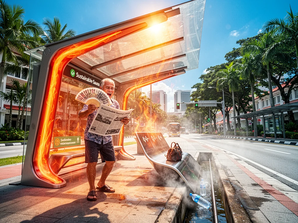 LTA Unveils New Bus Stop Design Guaranteed To Braise Commuters