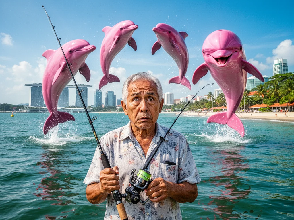 Intelligent Dolphins Visit Singapore, Decide To Stay In International Waters