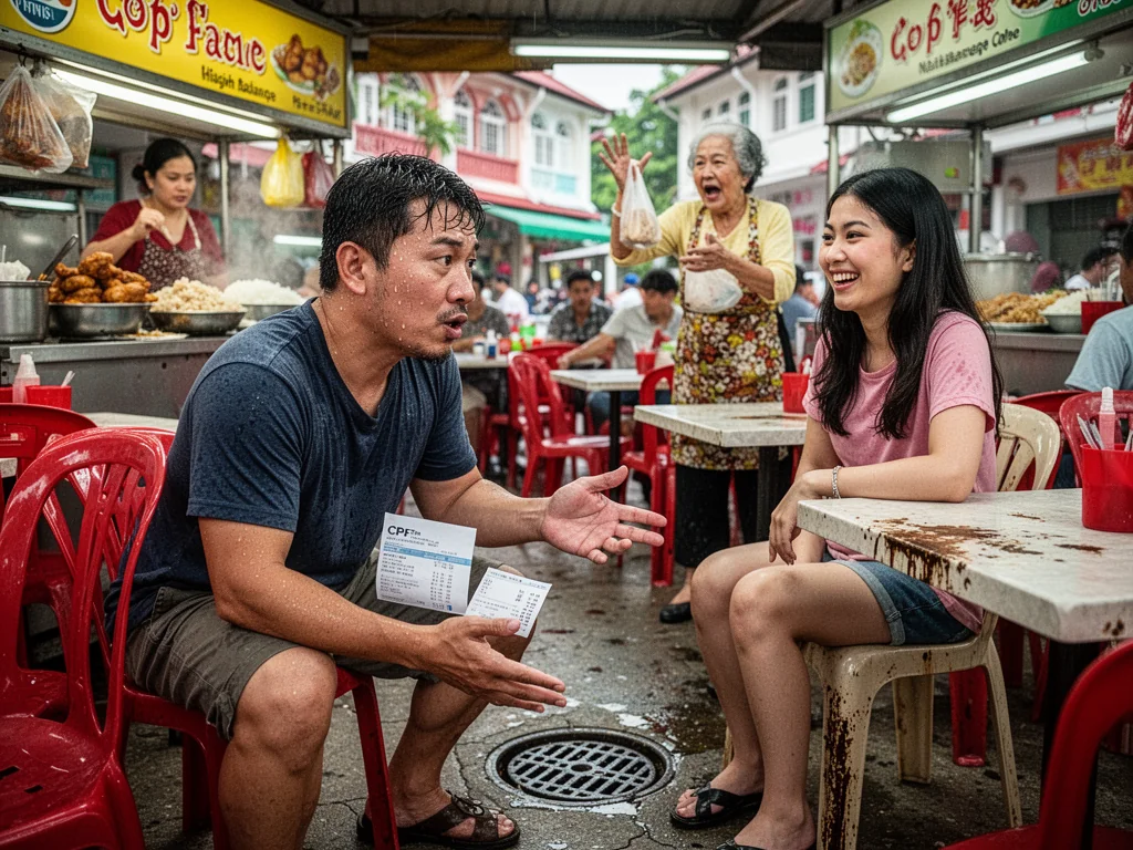 SG Man Successfully Chopes Third Base At Toa Payoh Kopitiam