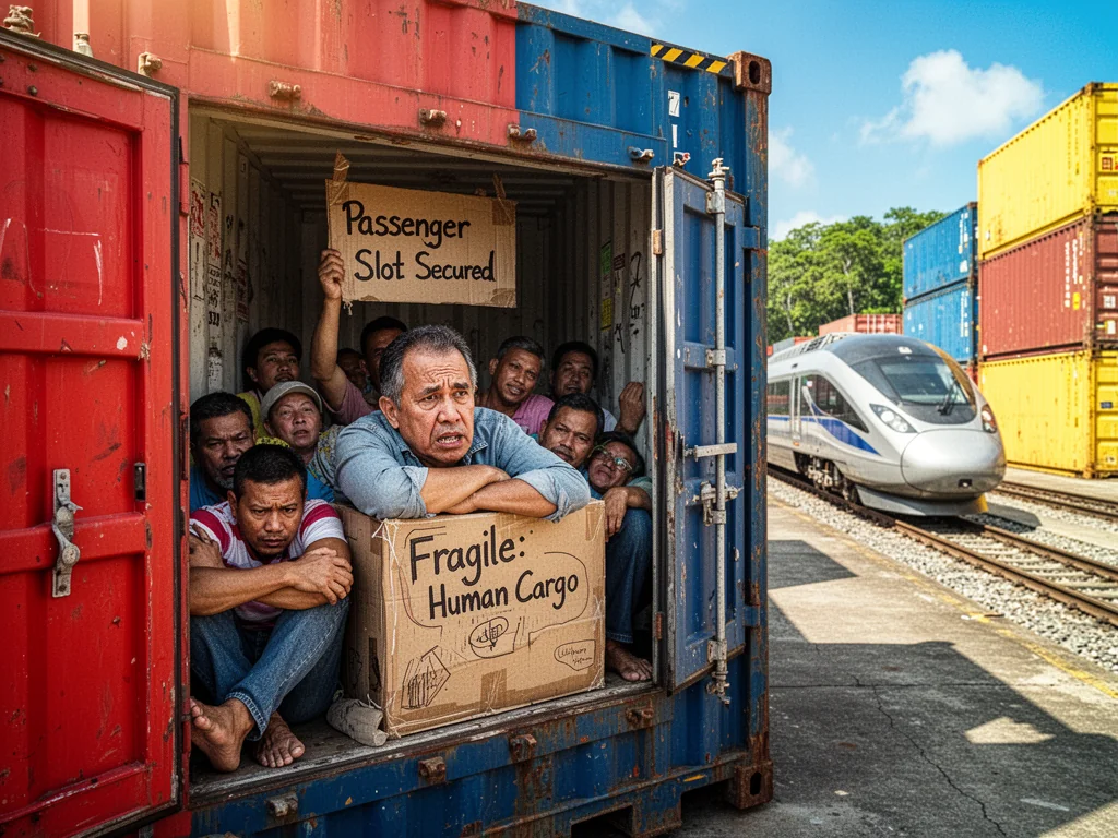 Pahang Residents To Be Shipped As Pallets To Secure Train Seats
