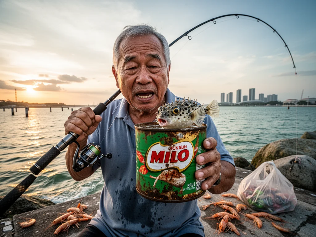 Local Man Spends $4,000 On Rod To Catch Toxic Pufferfish