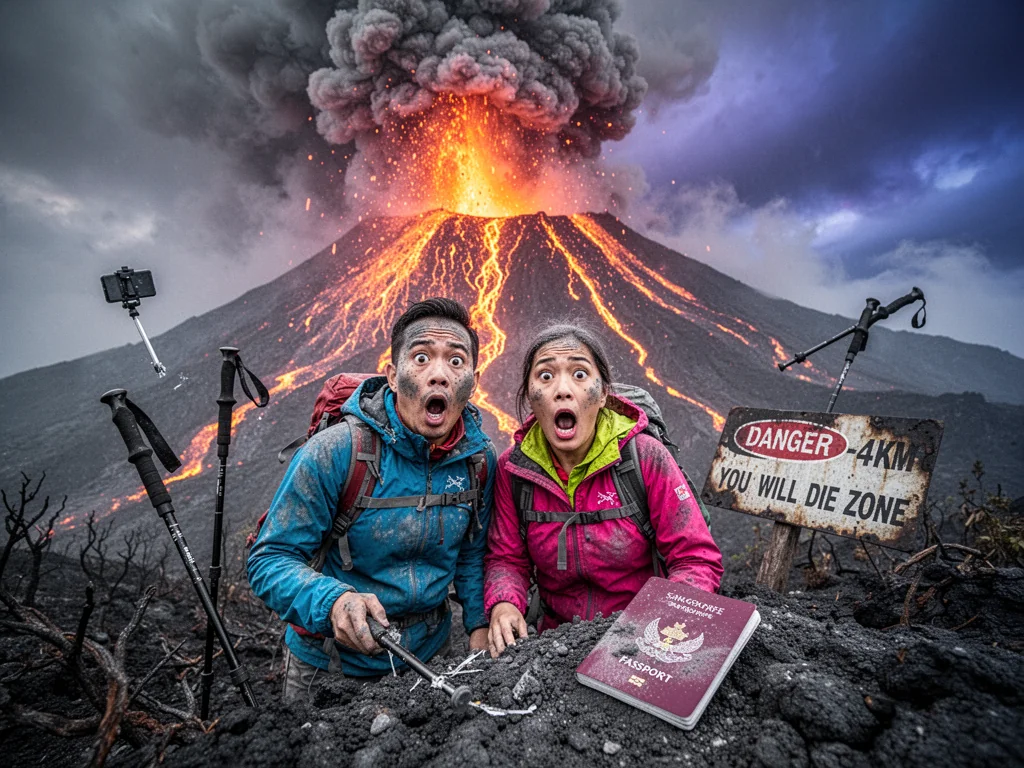 Sinkies Surprised To Learn Active Volcanoes Actually Erupt Without Warning