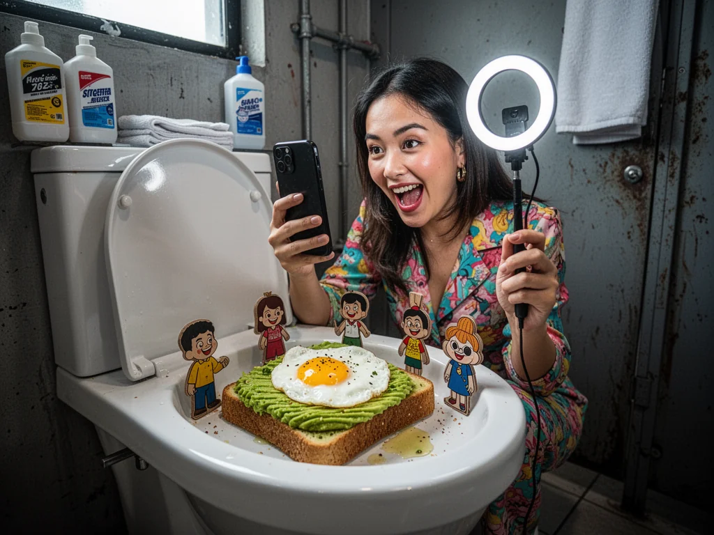 New Tanjong Pagar Café Serves $48 Toast Inside Clogged Toilet