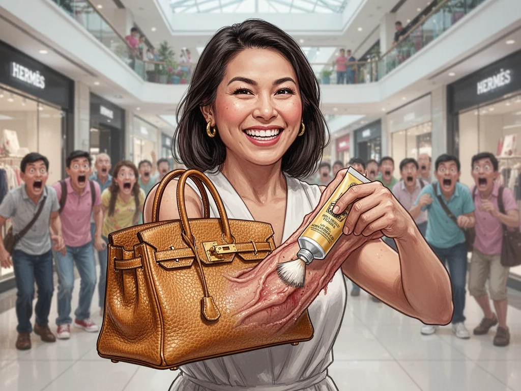 Singaporean Woman Surgically Attaches Hermès Birkin To Forearm For Maximum Flexing Efficiency