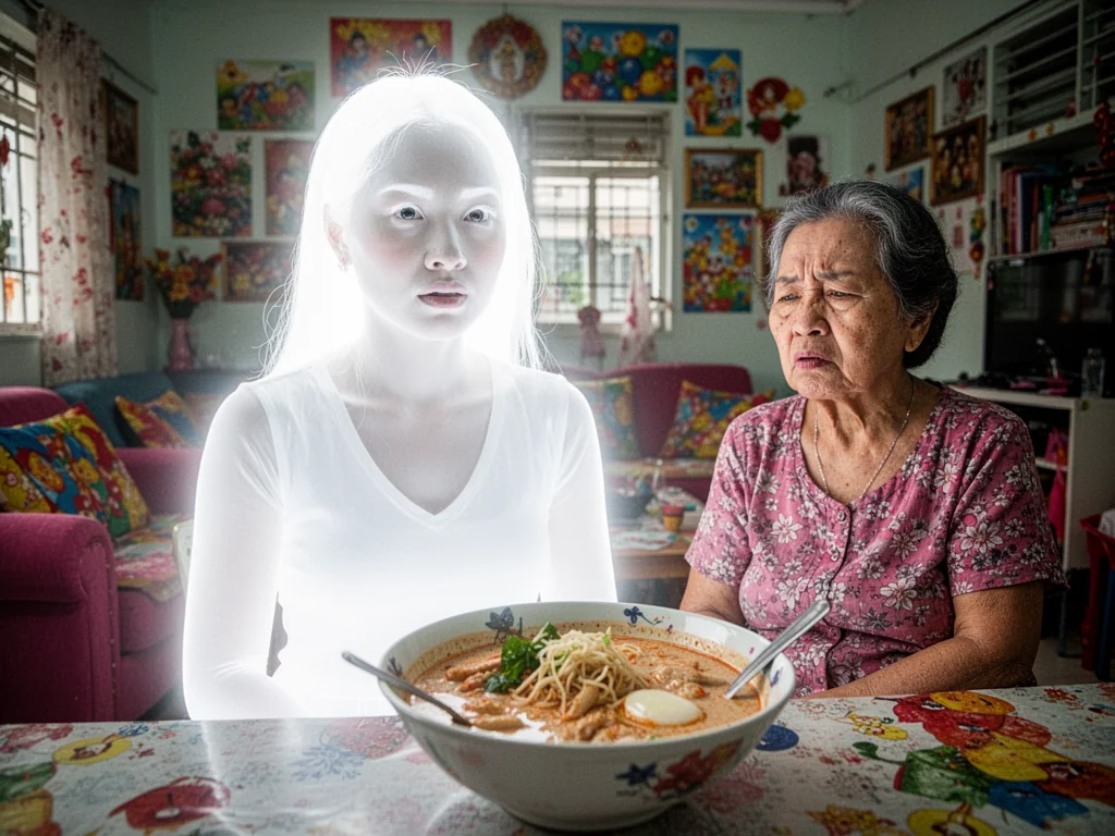 Singaporean Woman Finally Translucent Enough To See Her Own Lunch