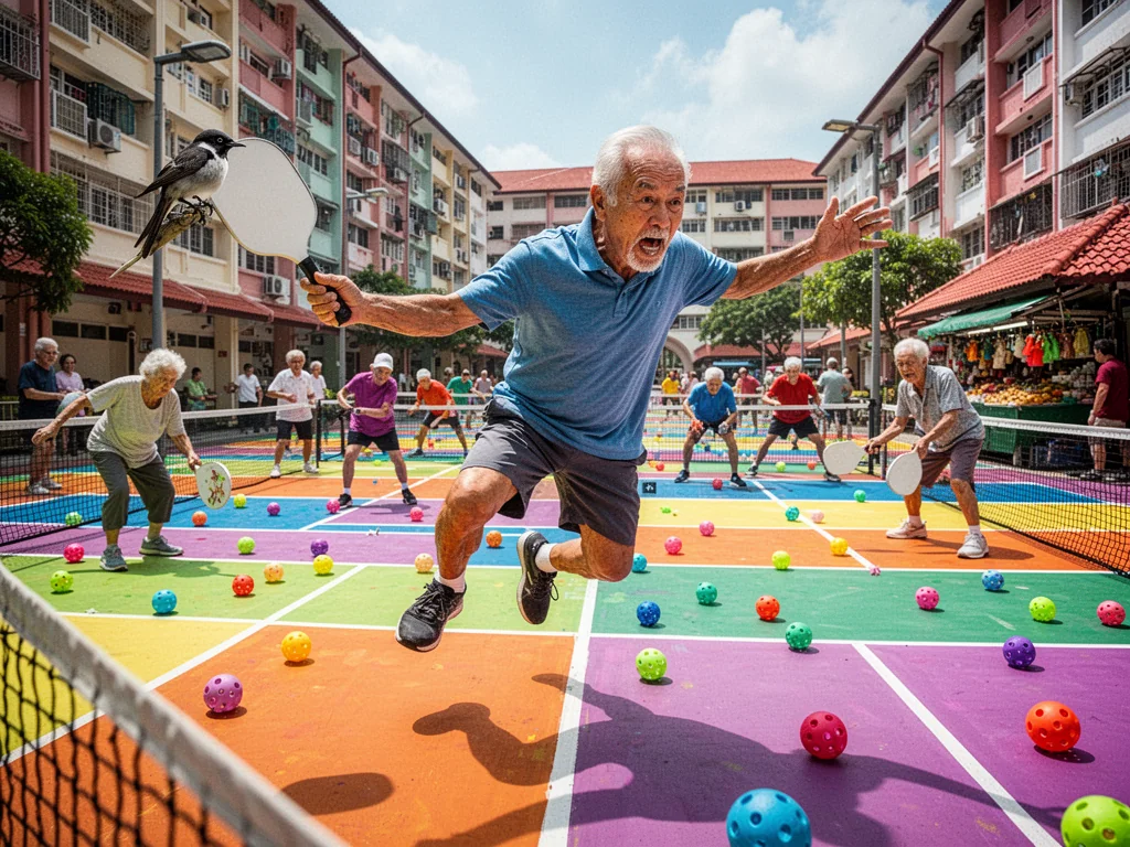 Government Replaces All Public Benches With Mandatory Pickleball Courts