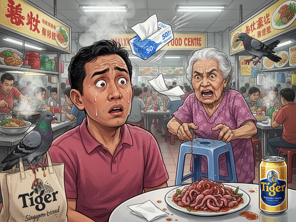Tourist Expecting ‘Crazy Rich Asians’ Banquet Mauled By Tissue Packet