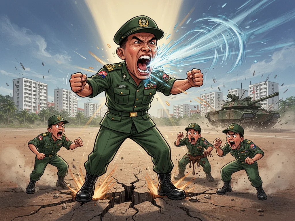 SAF Replaces Rocket Artillery With Single Pissed-Off Warrant Officer’s Screaming