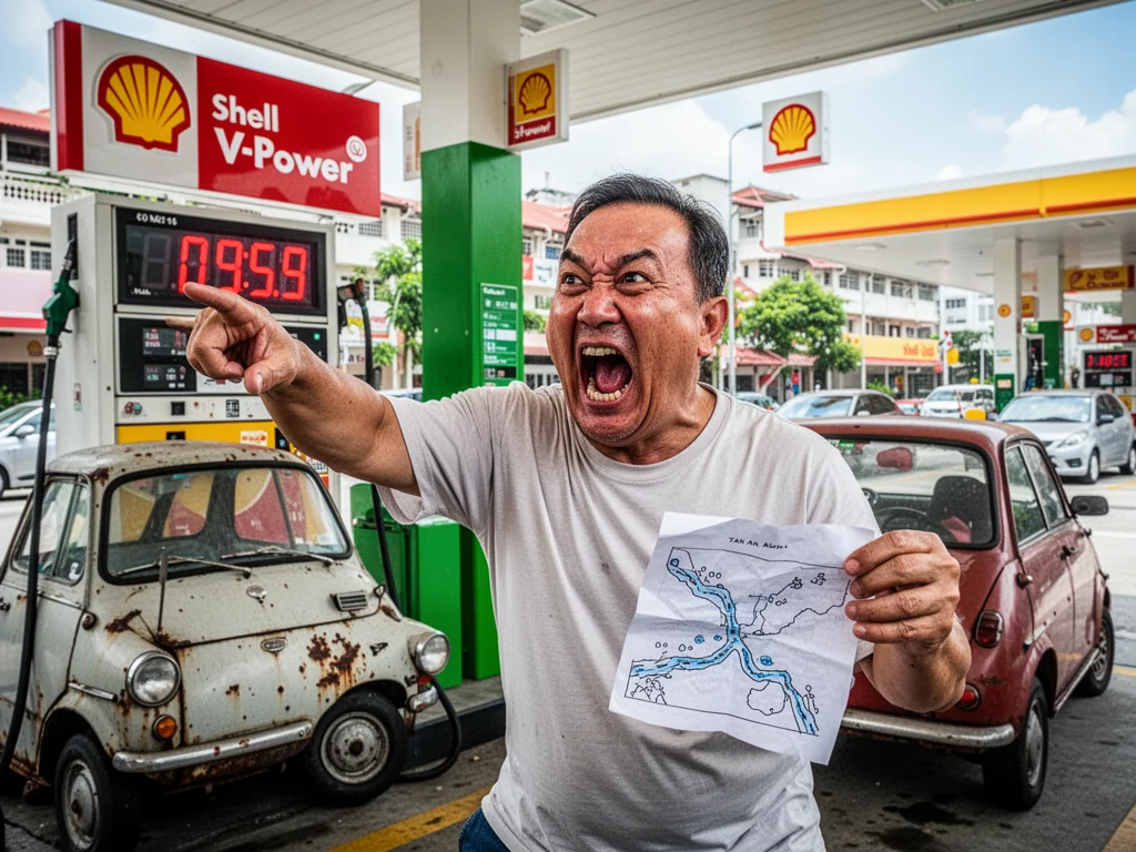 Sinkie Supports Middle East War To Lower Price Of 95 Petrol