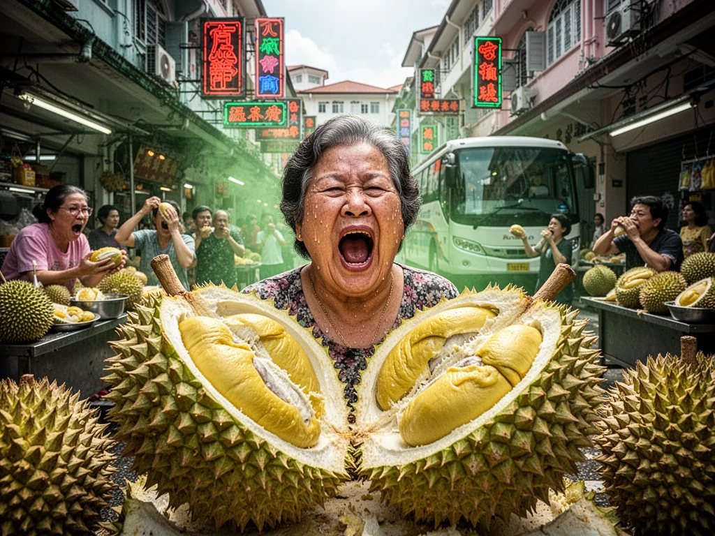 Singaporeans Revert To Primal Savagery Over Pungent Yellow Slop