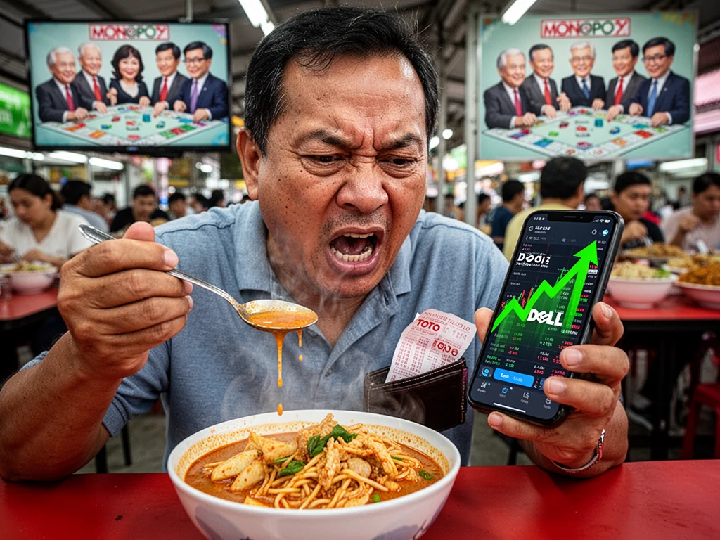 Sinkie Trader Praises World Peace For Finally Increasing His Net Worth