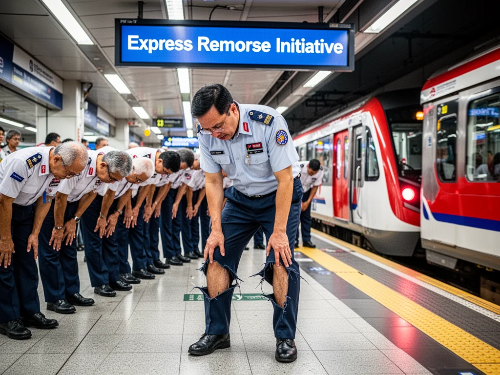 SMRT Replaces Engineering Department With World-Class Professional Apologisers