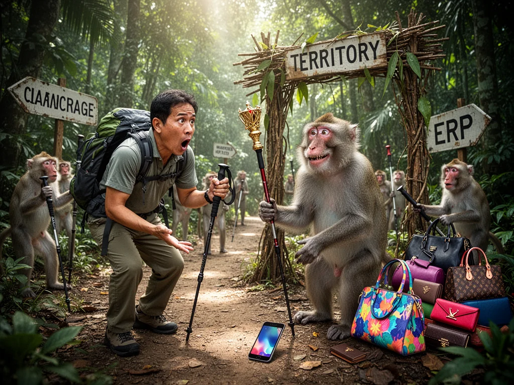 Macaques Declare Bukit Timah Independent State, Impose Mandatory Snack Tax