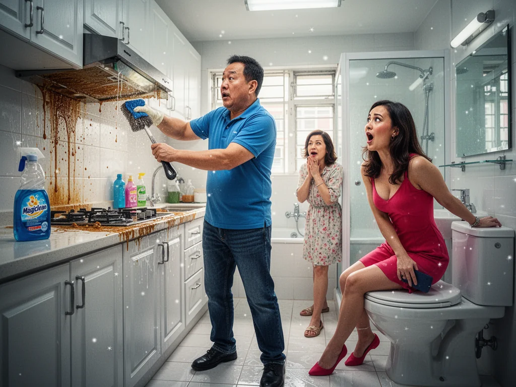 Sinkie Husband Scrubs Toilet; Wife Considers Unprotected Sex