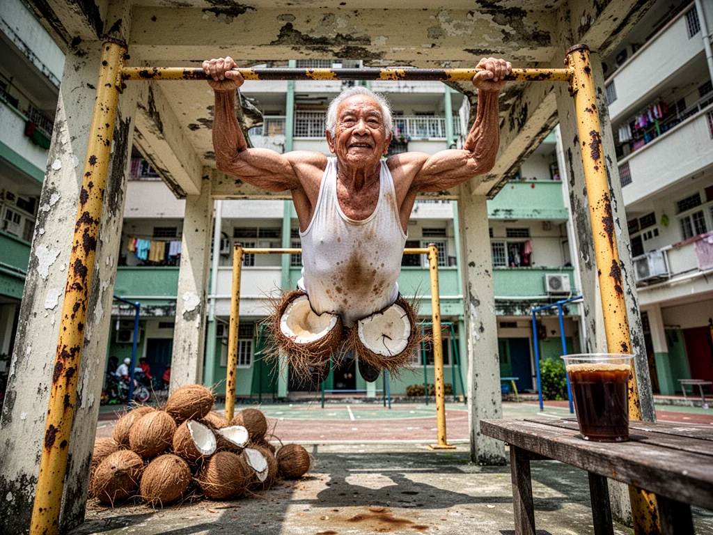 Local Uncle’s Pecs Declared More Structurally Sound Than HDB Flat