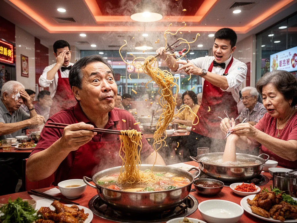 Singaporean Pays $200 To Perform Unpaid Labour Over Boiling Vat